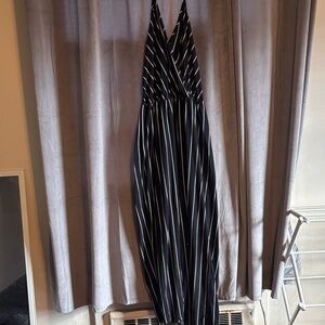 Black and White Striped Jumper